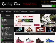 Tablet Screenshot of lebronjames-shoes.com